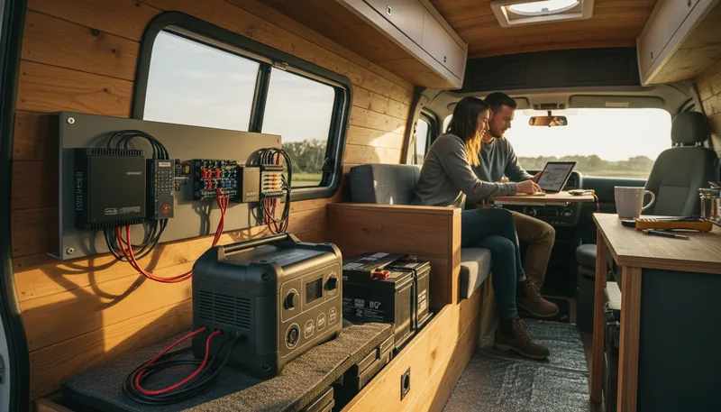 Van Conversion Electrical System Cost: Real Numbers for a Power-Station Build