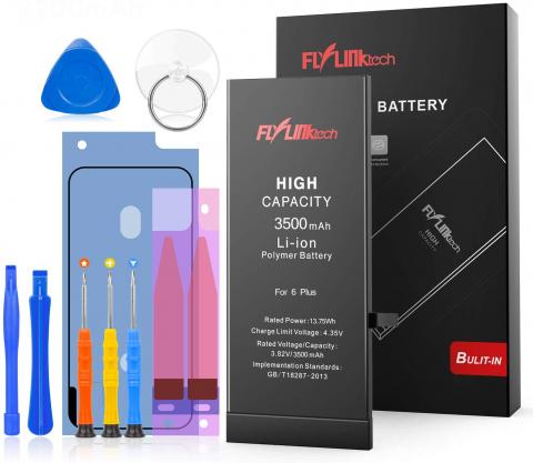 Flylinktech Battery Replacement for iPhone 6 Plus 3500mAh