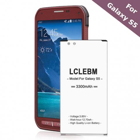 LCLEBM Replacement Battery for Samsung Galaxy S5 Active - 3300mAh