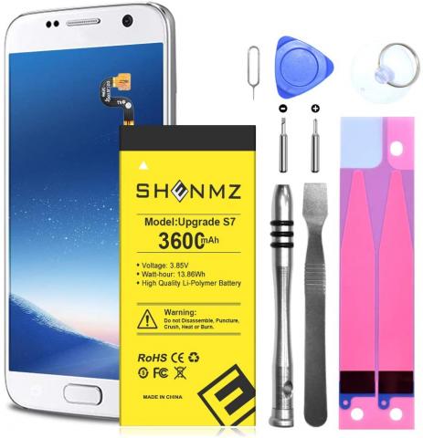 SHENMZ 3600mAh Replacement Battery For Galaxy S7