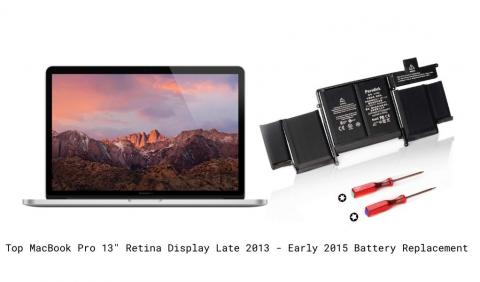 Top MacBook Pro 13" Retina Display Late 2013 - Early 2015 Battery Replacement