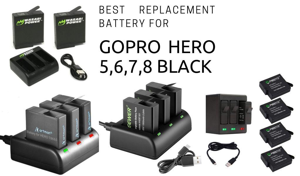 Best Replacement Battery For Gopro Hero 5 Black Hero 6 Black Hero 7 Black And Hero 8 Black All Good Batteries