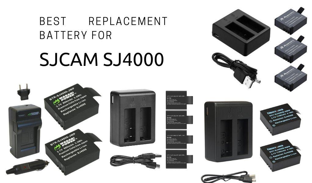 Best battery replacement for SJCAM sj4000/5000/6000 and M10 action cameras