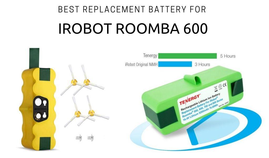 Best replacement battery for iRobot Roomba 600 series