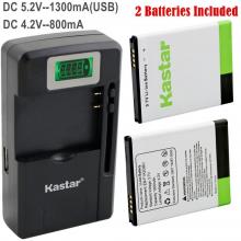 Kastar 2 pack Battery And Dock Charger For Samsung Galaxy S2