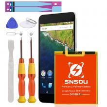 SNSOU 3600mAh Li-Polymer Replacement HB416683ECW Battery for Huawei Google Nexus 6P H1511 H1512