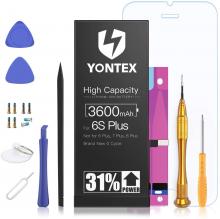 YONTEX 3600mAh 3.8V Battery for iPhone 6s Plus